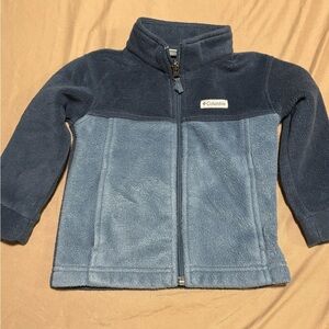 Columbia Kids Two-Tone Navy and Light Blue Fleece Jacket
